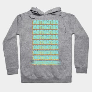 Motivation - Nihilist / Depression Meme Typographic Design Hoodie